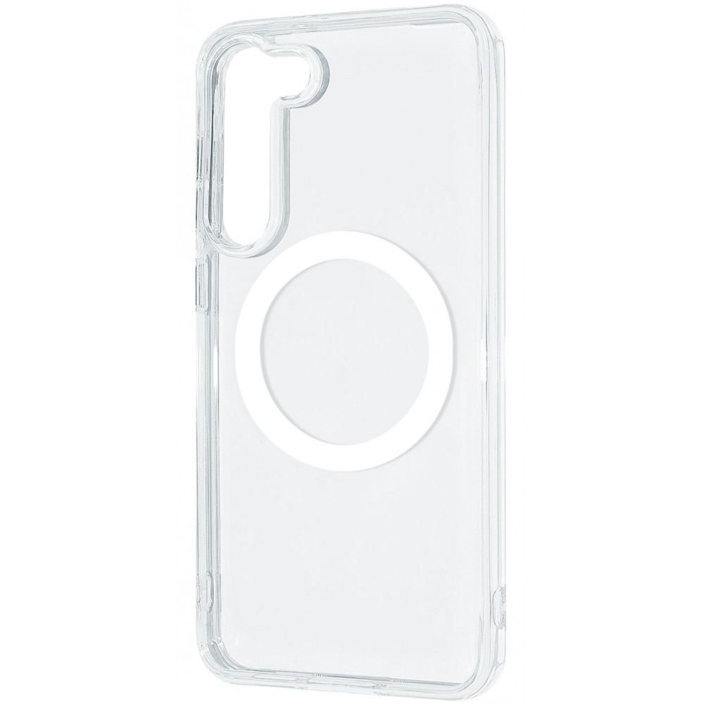 Чохол WAVE Clear Case (PC+TPU) with Magnetic Ring Samsung Galaxy S23 Plus clear