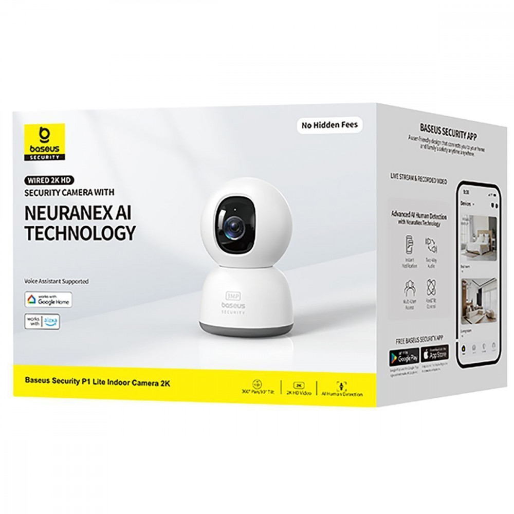 Камера Baseus Security P1 Lite Indoor 2K white
