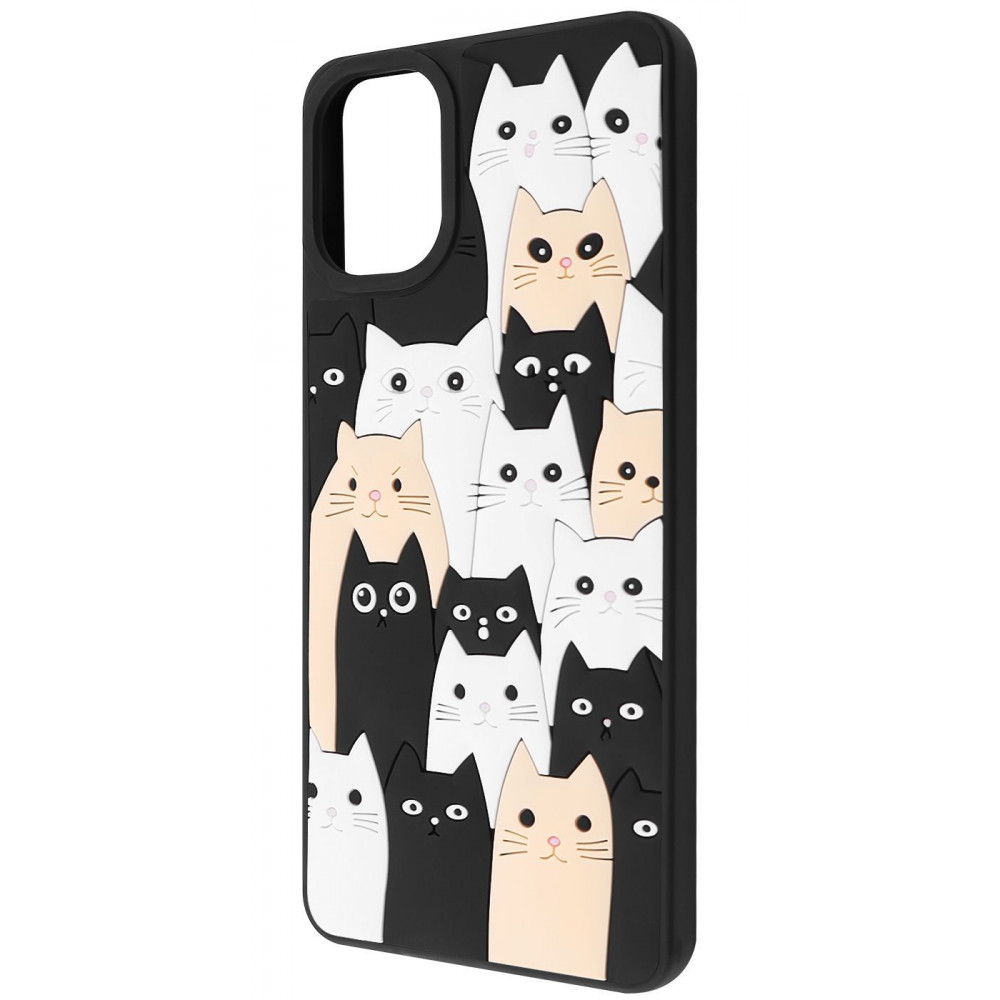 Чохол WAVE Doodle Case Samsung Galaxy A07 peach