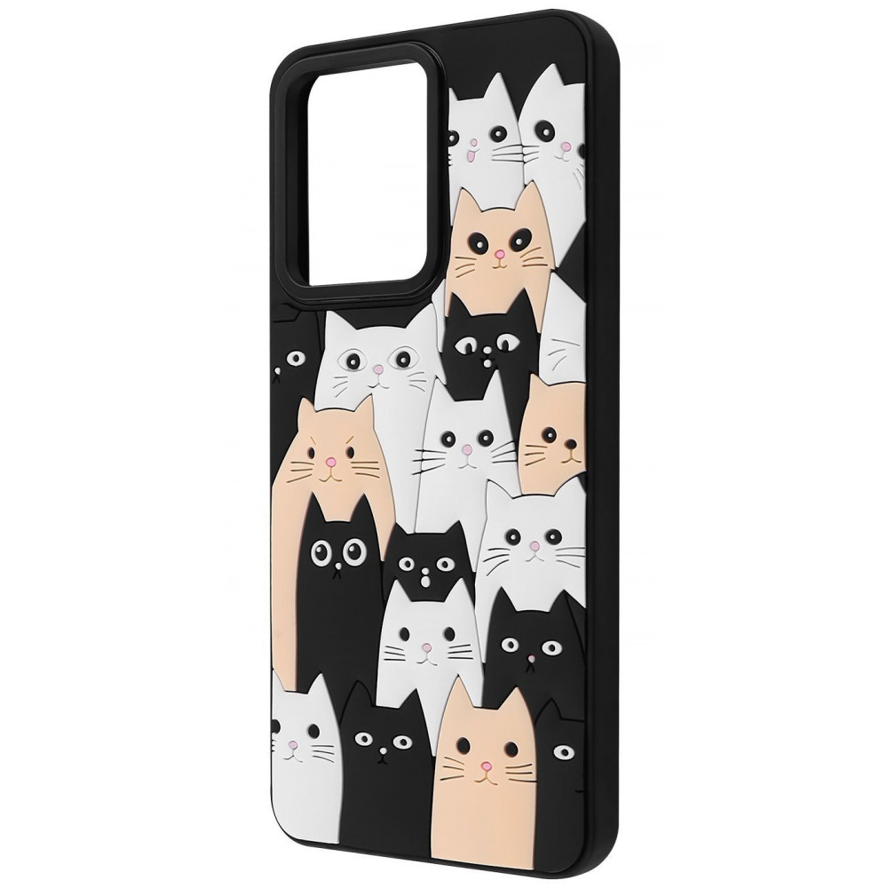 Чохол WAVE Doodle Case Xiaomi Redmi Note 12 4G flowers
