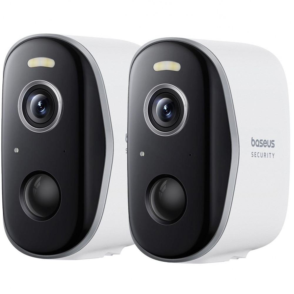 Набір камер Baseus Security N1 Plus Outdoor 2K (2pcs) white