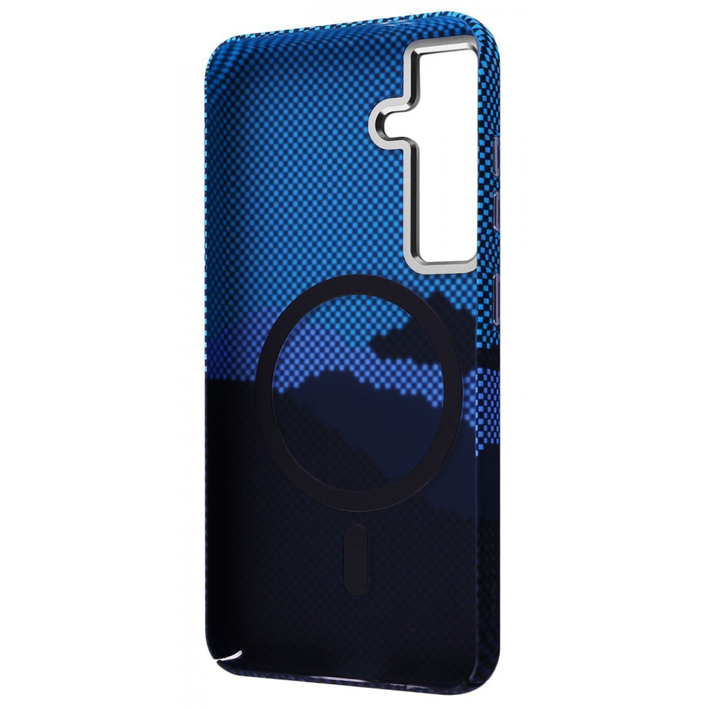 Чохол WAVE Gleam Case with Magnetic Ring Samsung Galaxy S25 Plus blue stripes