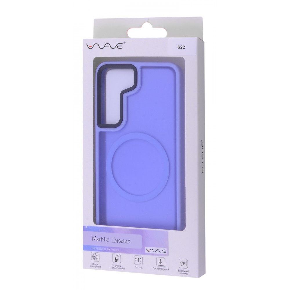 Чохол WAVE Matte Insane Case with Magnetic Ring Samsung Galaxy S22 black