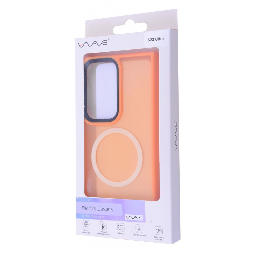 Чохол WAVE Matte Insane Case with Magnetic Ring Samsung Galaxy S23 Ultra deep purple
