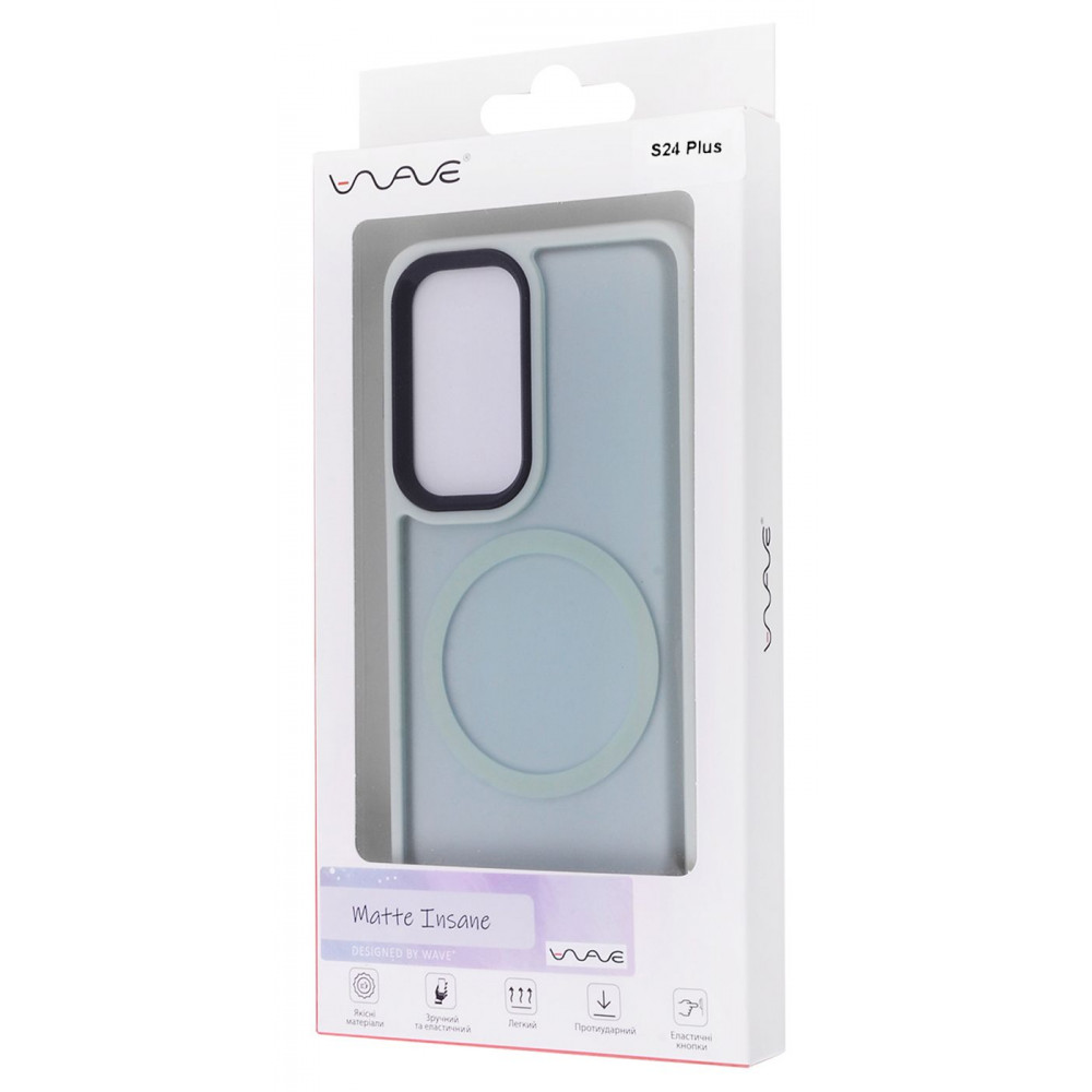 Чохол WAVE Matte Insane Case with Magnetic Ring Samsung Galaxy S24 Plus/S25 Plus mint