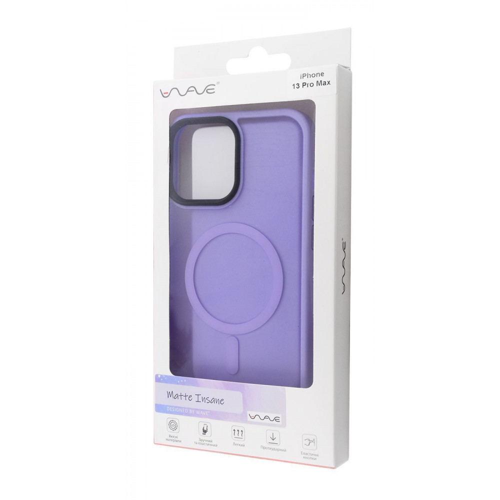 Чохол WAVE Matte Insane Case with Magnetic Ring iPhone 12 Pro Max ultramarine