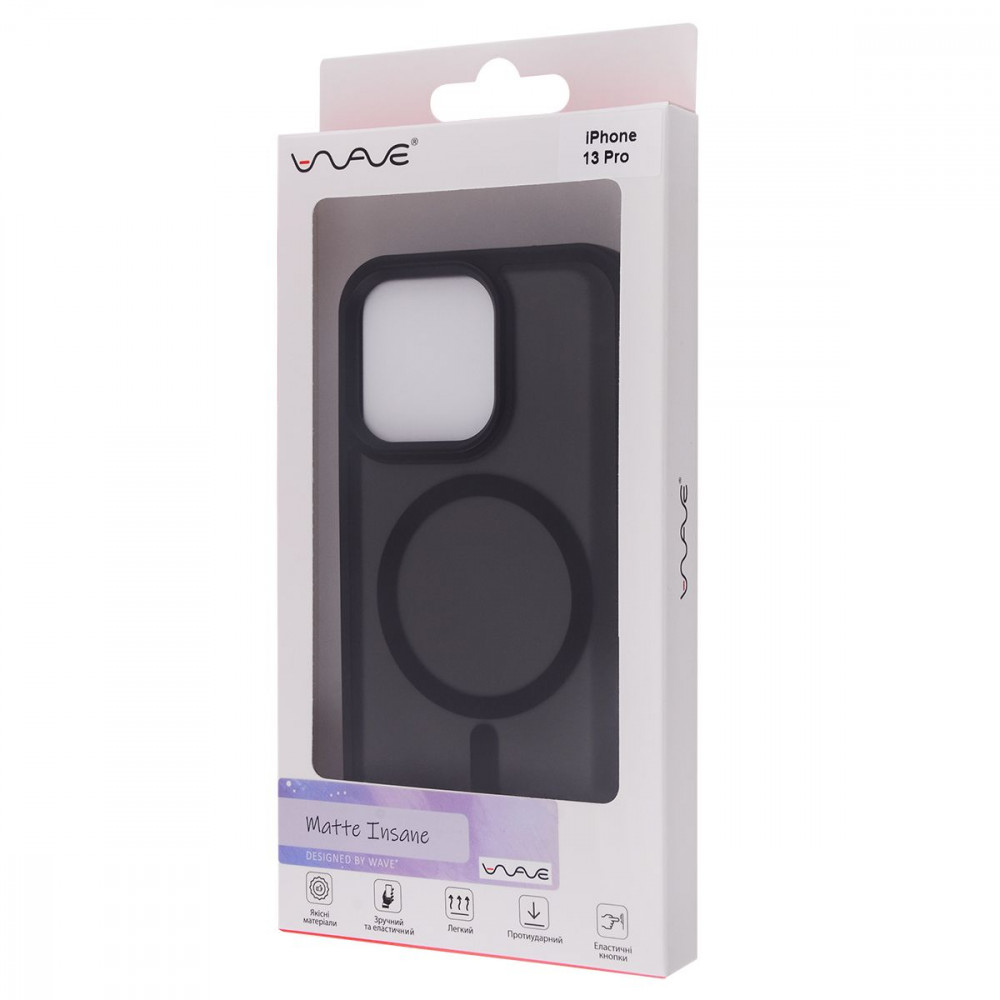 Чохол WAVE Matte Insane Case with Magnetic Ring iPhone 13 Pro ultramarine