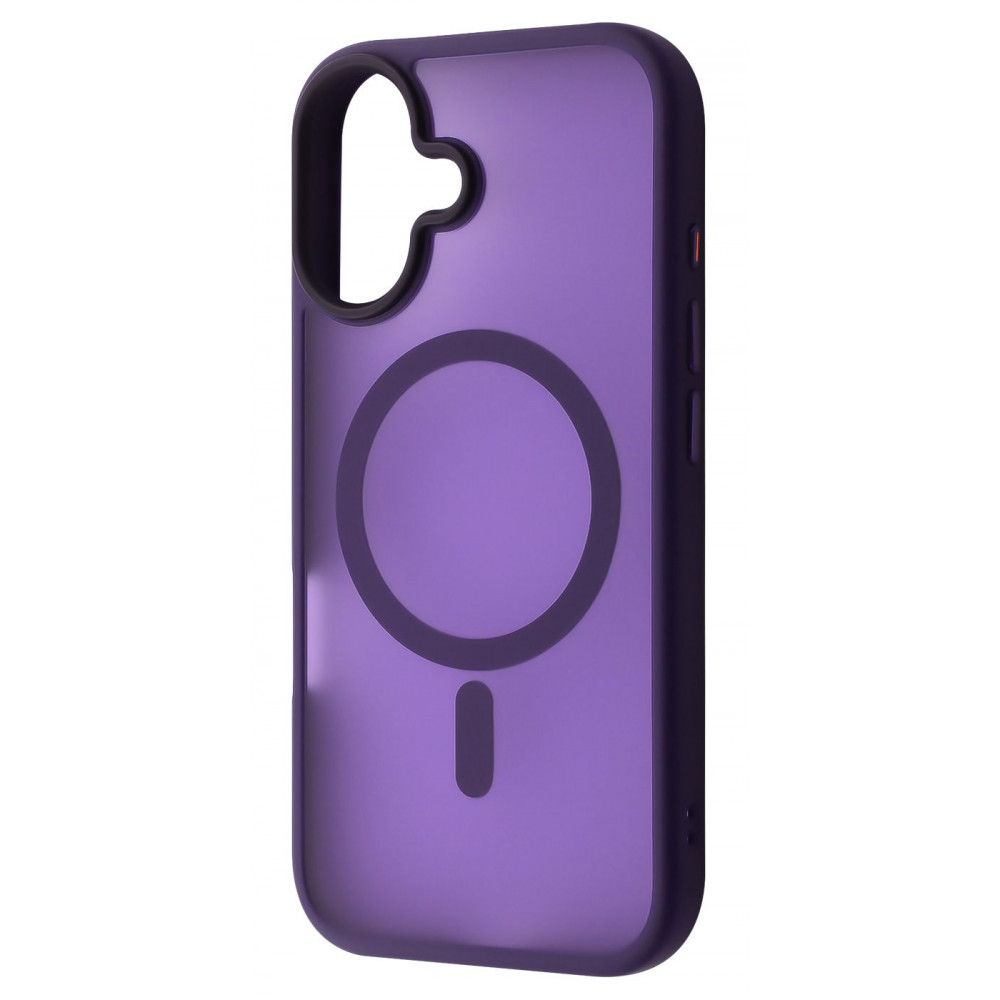 Чохол WAVE Matte Insane Case with Magnetic Ring iPhone 16 light blue