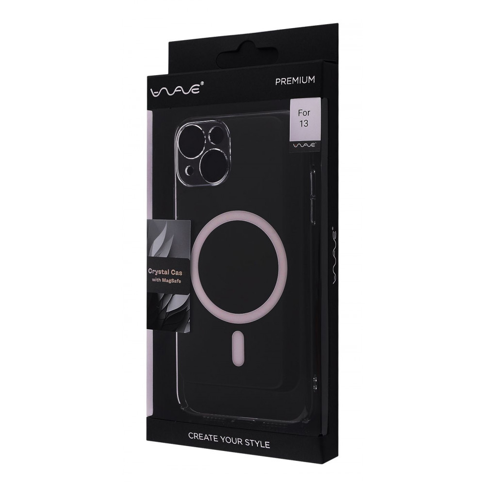 Чохол WAVE Premium Crystal Case with Magnetic Ring iPhone 13 transparent