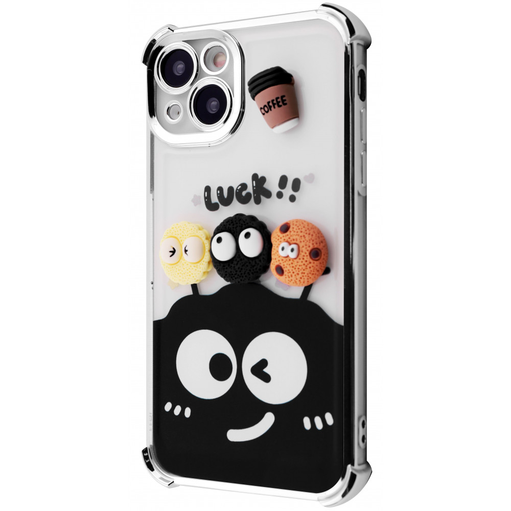 Чохол WAVE Winkie iPhone 14 silver/butterfly