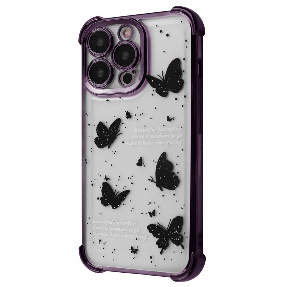 Чохол WAVE Winkie iPhone 14 Pro Max deep purple/splash