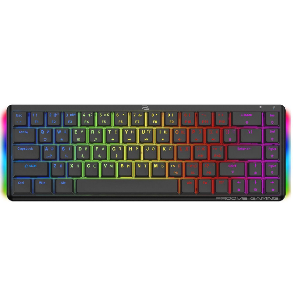 Бездротова клавіатура Proove Gaming AFK (Ukraine Layout) black