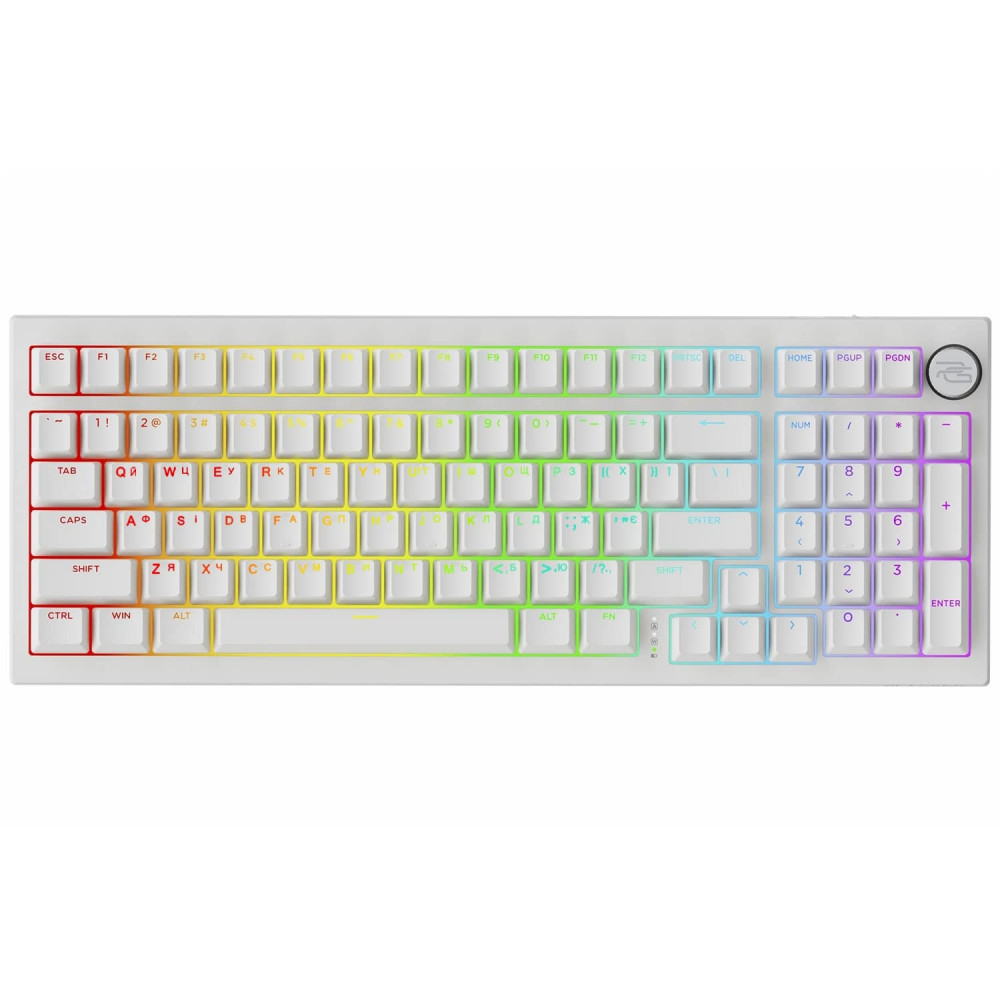 Бездротова клавіатура Proove Gaming Slicker Special Edition (Ukraine Layout) white
