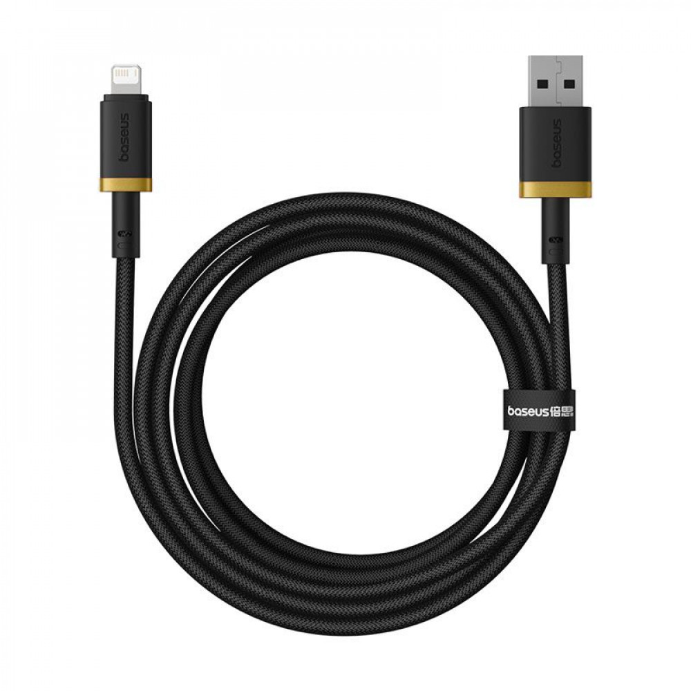 Кабель Baseus Dura Series Fast Charging Lightning 2.4A (1m) gold/black