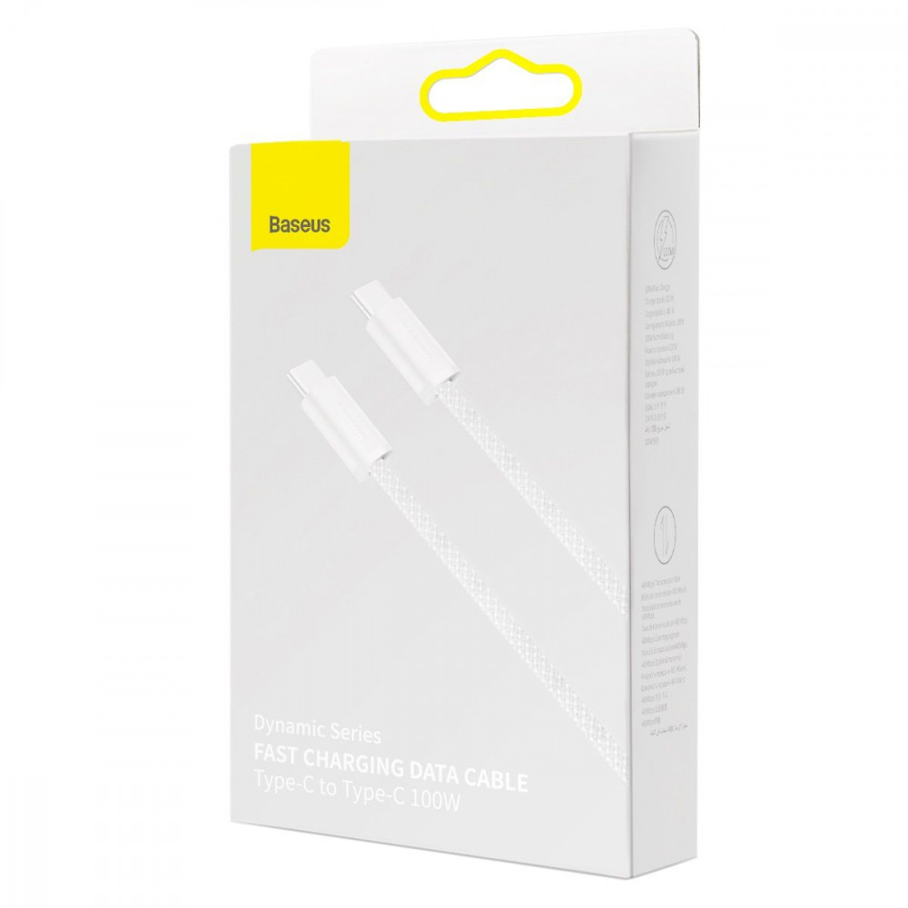 Кабель Baseus Dynamic Series Fast Charging Type-C to Type-C 100W (2m) slate gray