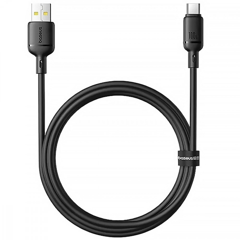 Кабель Baseus Foamed Silicone Fast Charging Type-C 100W (1m) black