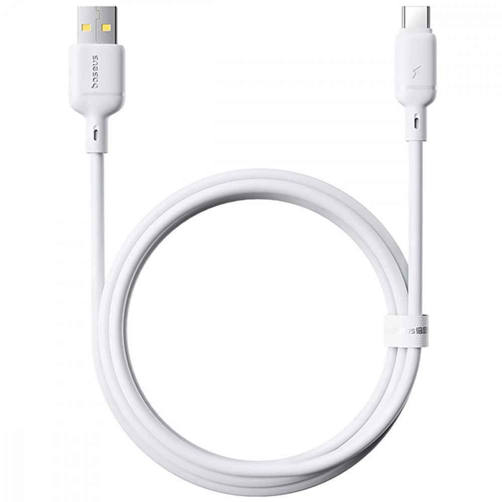 Кабель Baseus Silky Fast Charging Type-C 3A (1m) white