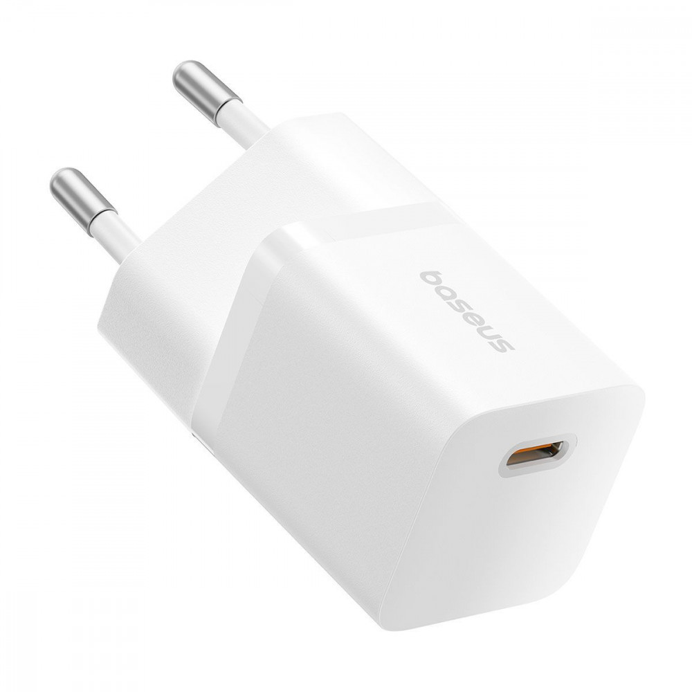 МЗП Baseus GaN5 Mini Fast Charger 25W ( Type-C ) + КабельType-C to Type-C 100W (1m) white