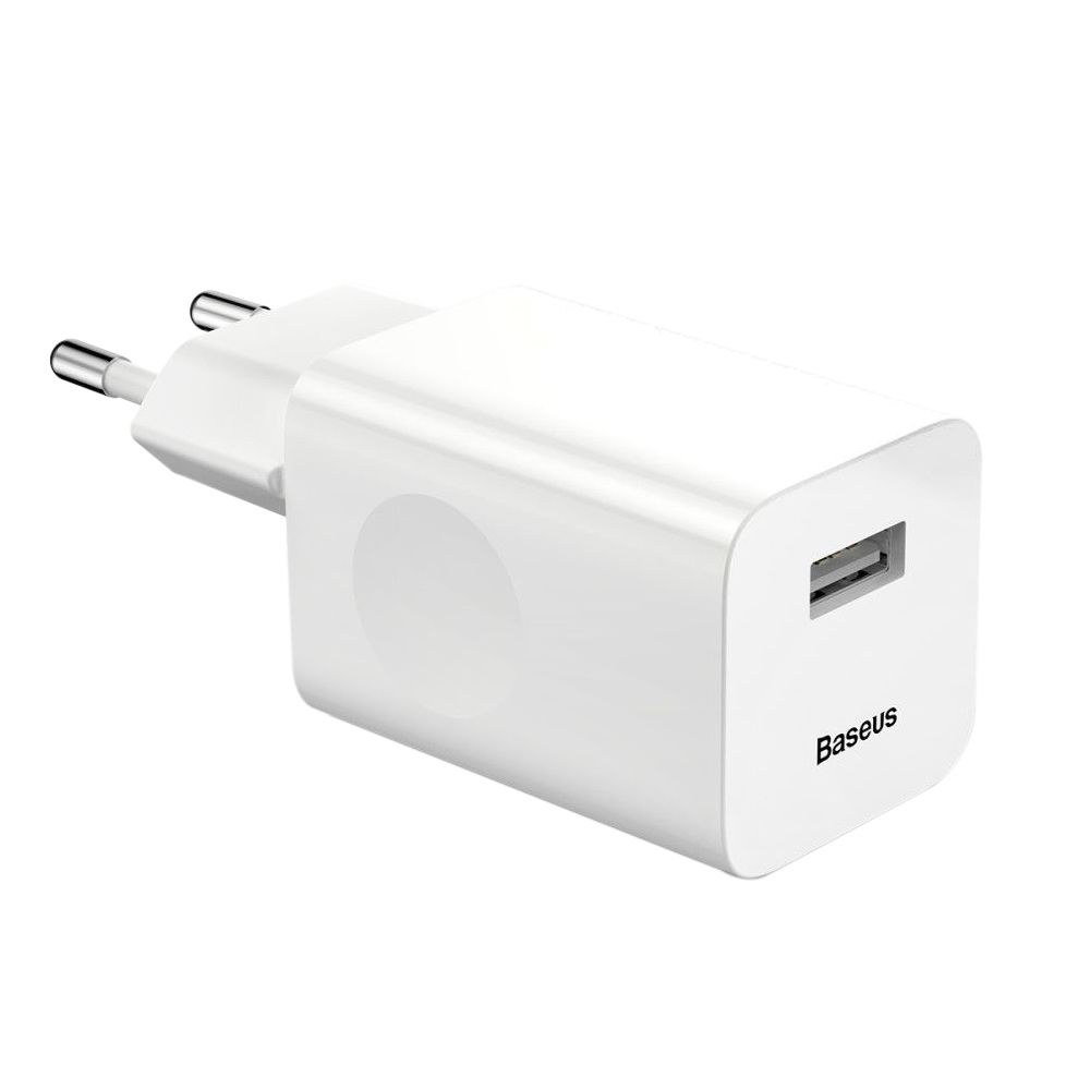 МЗП Baseus Quick Charger QC3.0 24W (1USB) white