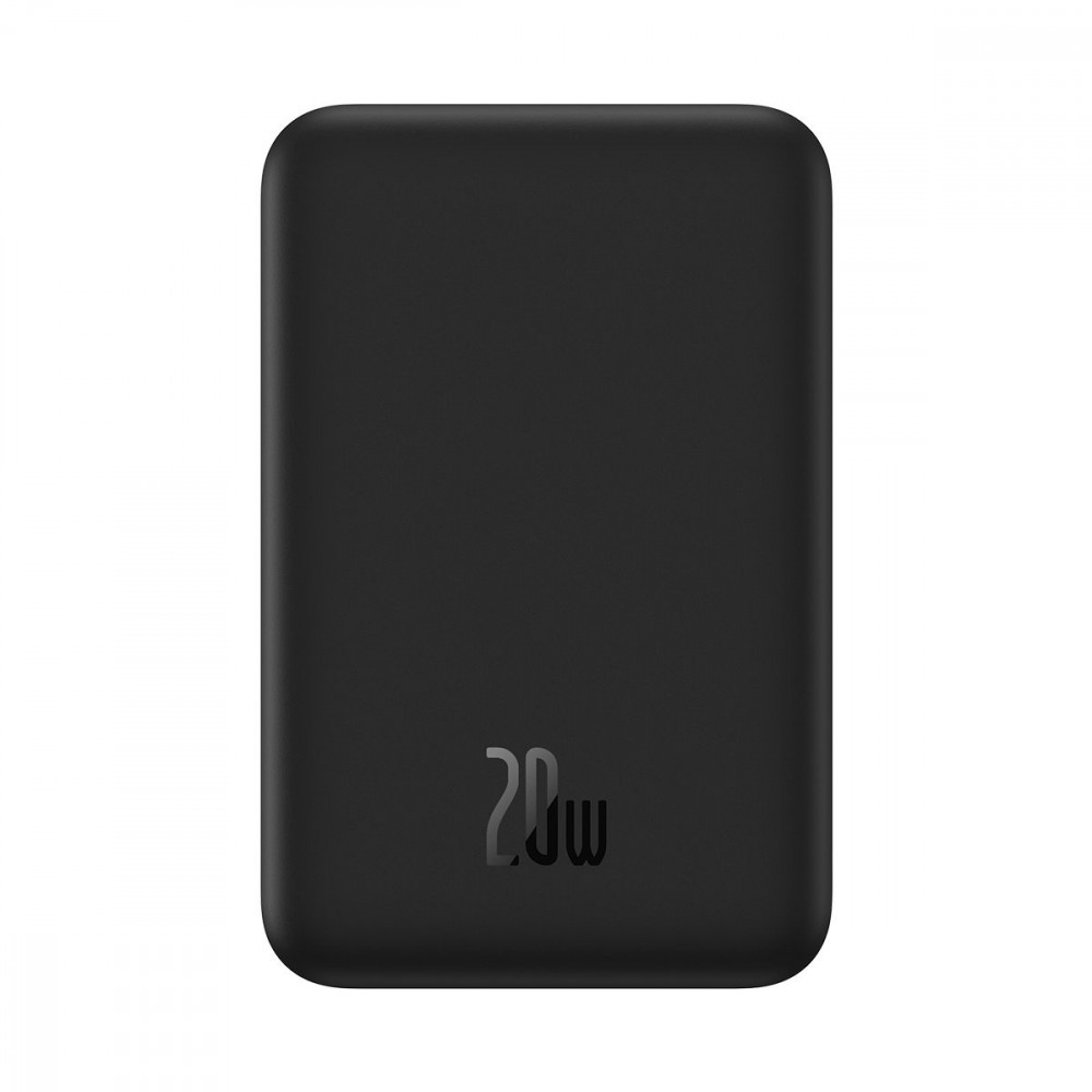 Портативна Батарея Baseus Magnetic Mini 20W 20000mAh (With cable Type-C to Type-C 20V/3A 0.3m) black