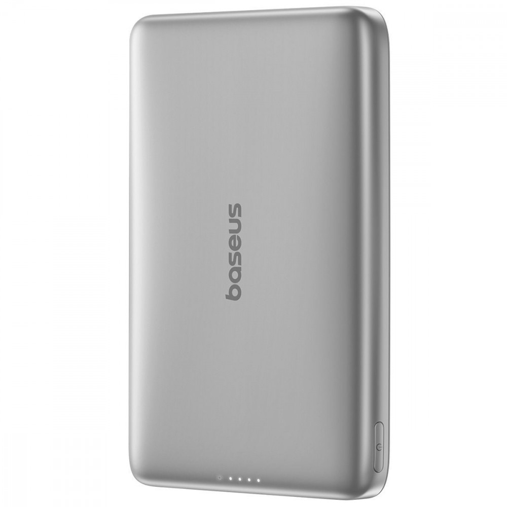 Портативна Батарея Baseus PicoGo Ultra-Slim Qi2 27W 10000mAh silver