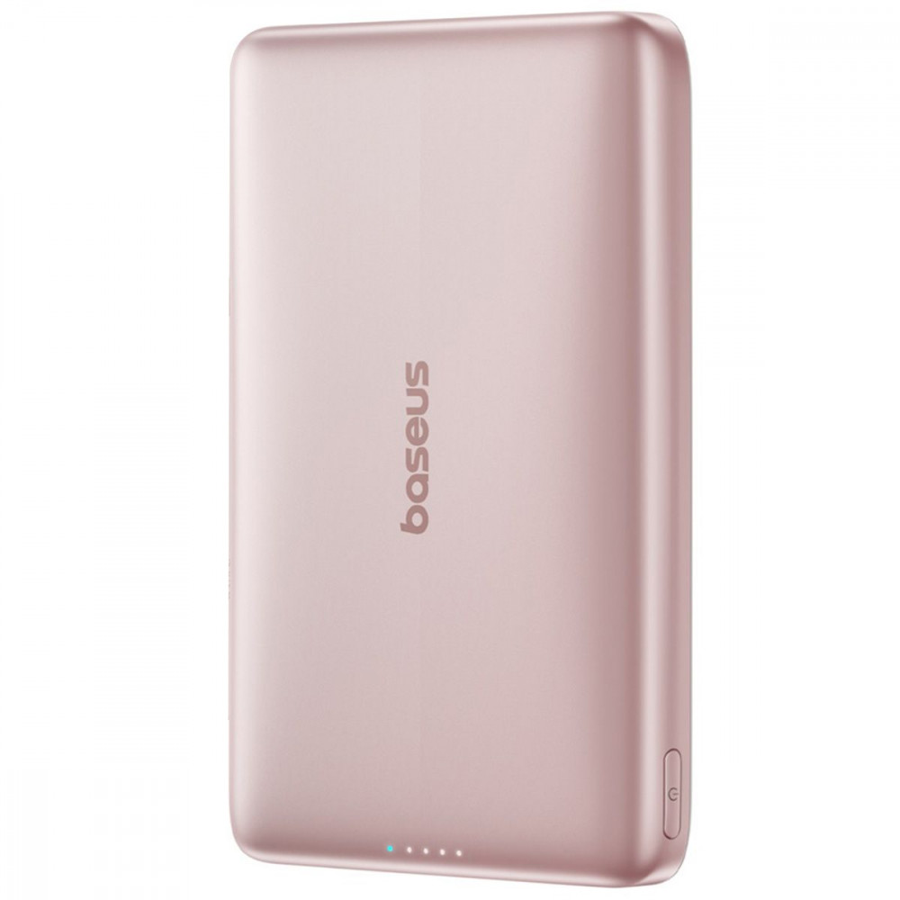 Портативна Батарея Baseus PicoGo Ultra-Slim Qi2 27W 10000mAh pink