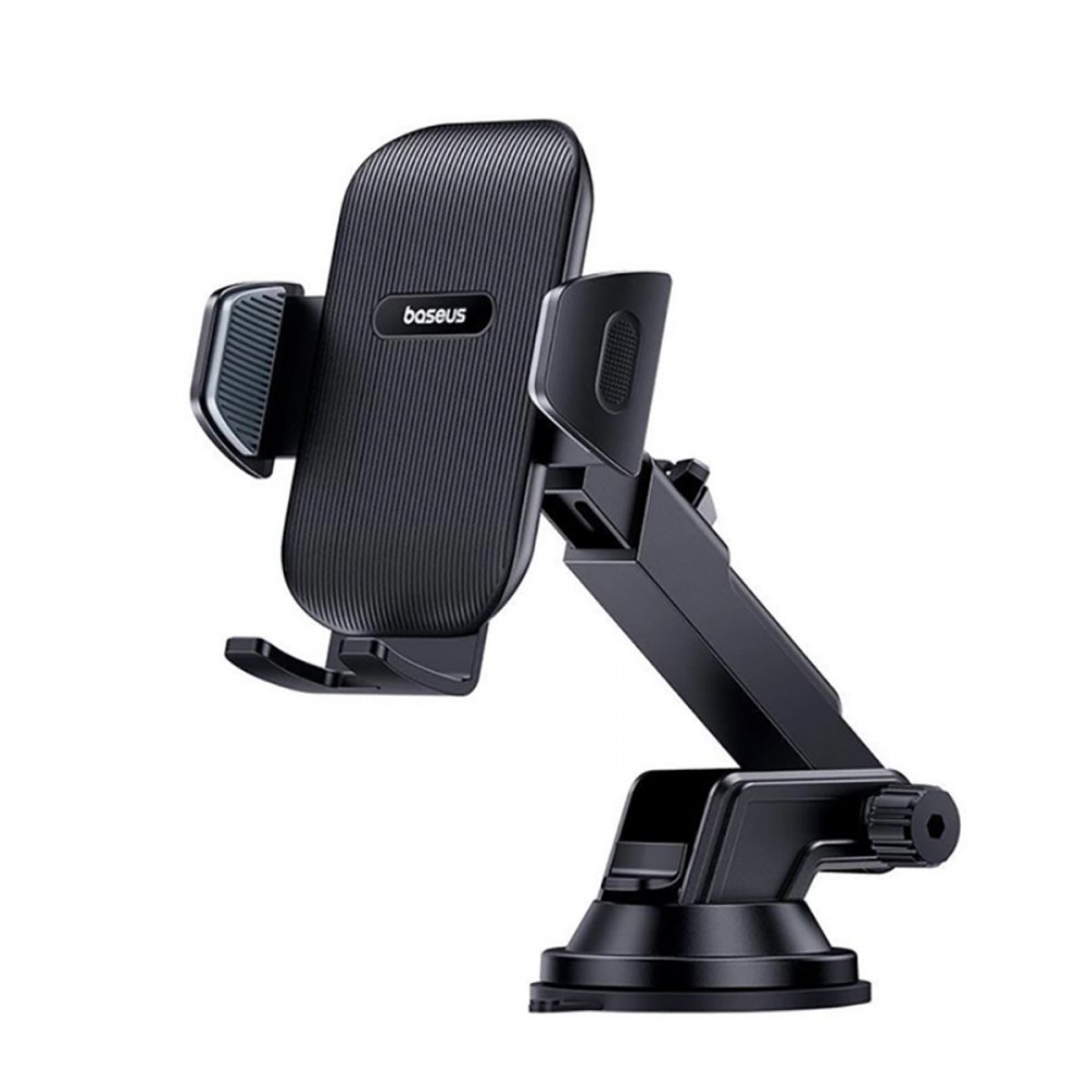 Автомобiльний тримач Baseus UltraControl Go Series Clamp-Type (Suction Cup Version) black