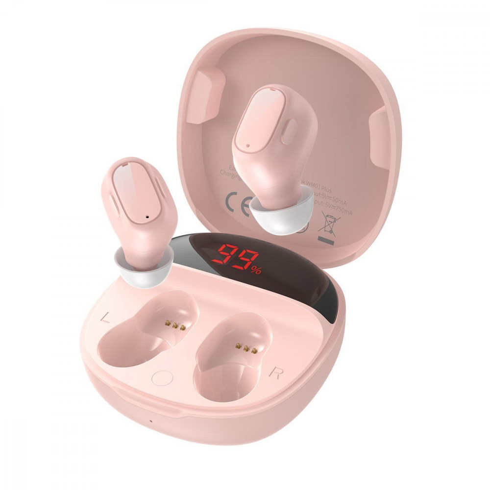 Бездротові навушники Baseus WM01 Plus TWS pink