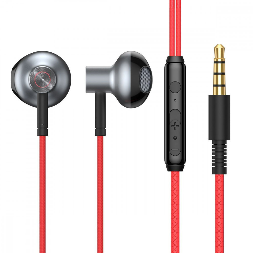 Навушники Baseus Encok H19 Wired red