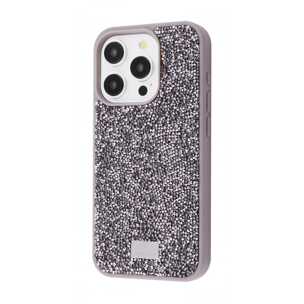 Чохол Bling World Rock Diamond (TPU) iPhone 15 Pro black titanium