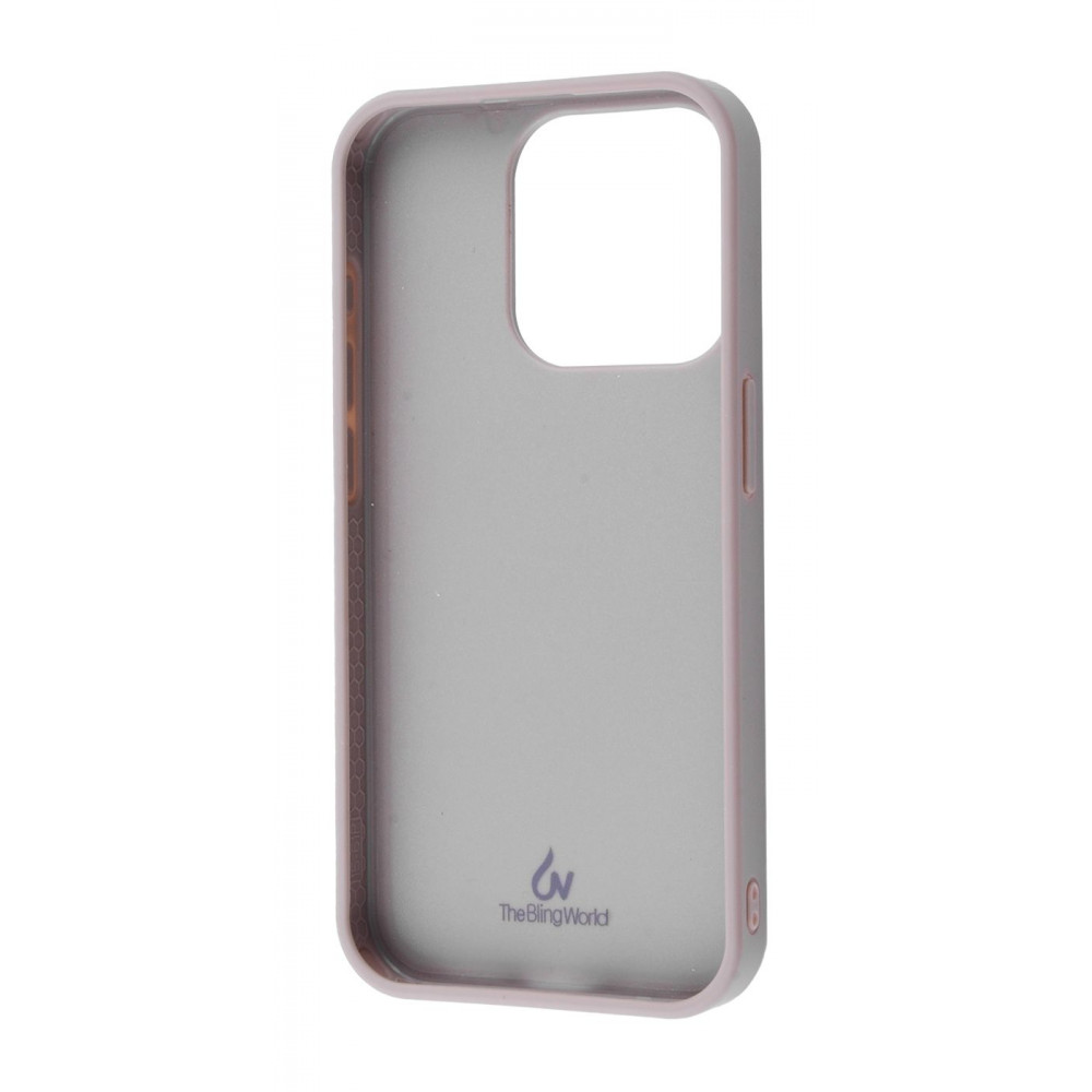 Чохол Bling World Rock Diamond (TPU) iPhone 15 Pro black titanium