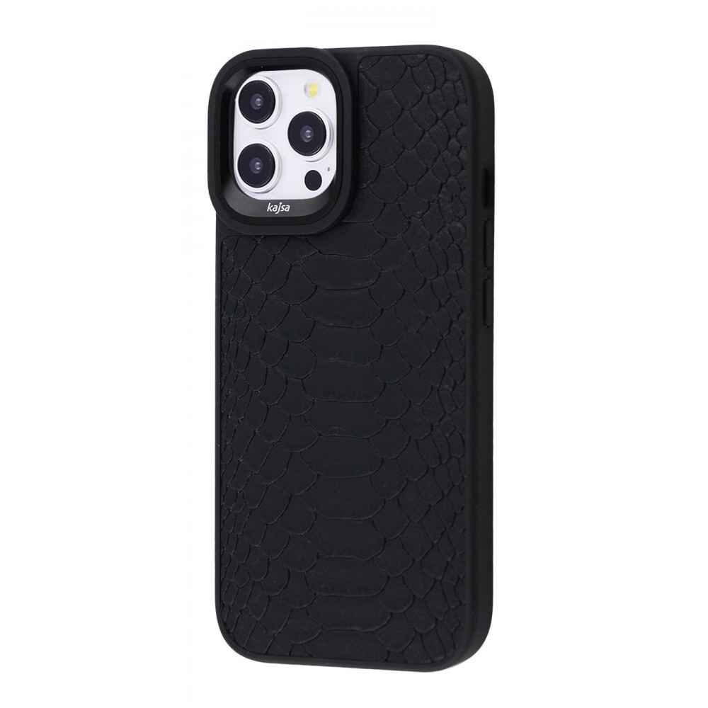 Чохол Kajsa Snake Pattern iPhone 15 Pro Max light gray