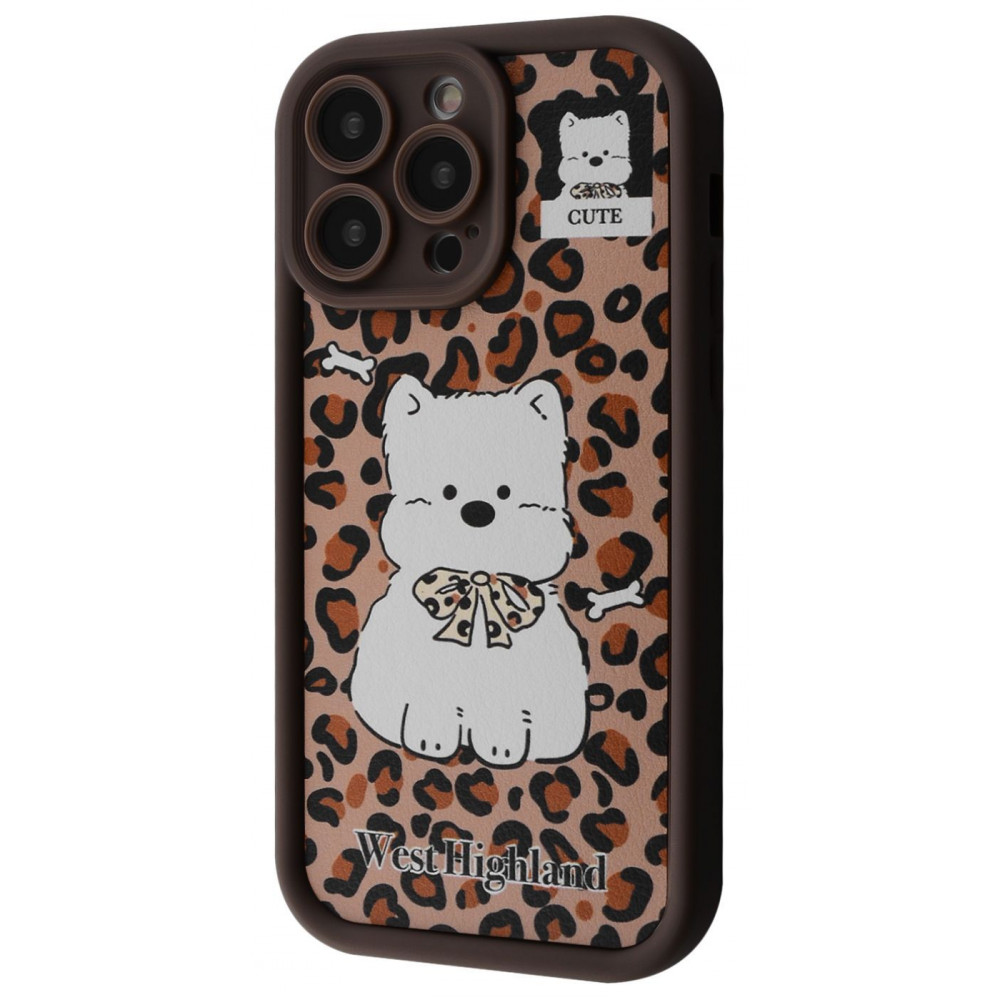 Чохол Pretty Case iPhone 15 Pro Max bear/brown