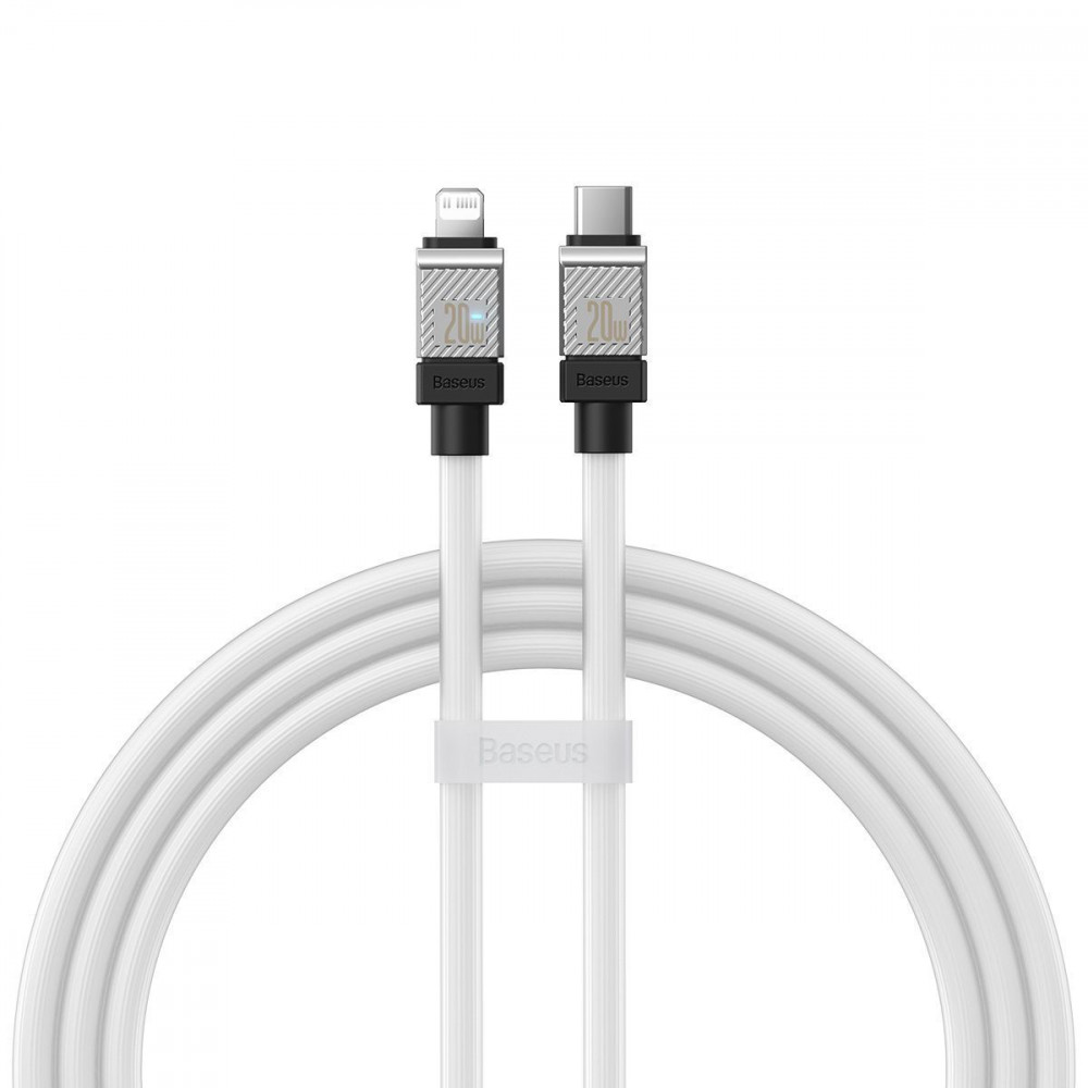 Кабель Baseus CoolPlay Series Fast Charging Type-C to Lightning 20W (1m) white