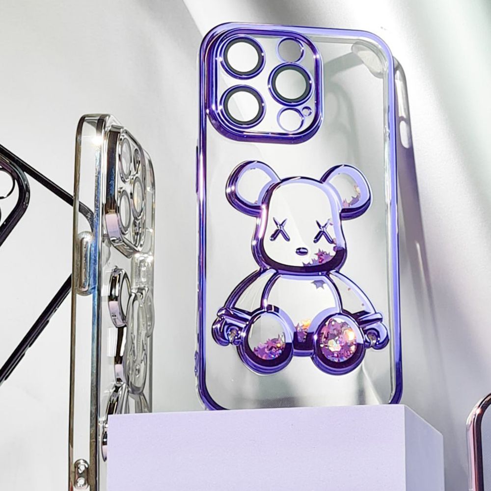 Чохол Shining Bear Case iPhone 14 Pro rose gold