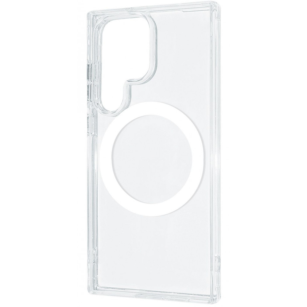 Чохол WAVE Clear Case (PC+TPU) with Magnetic Ring Samsung Galaxy S26 Ultra clear