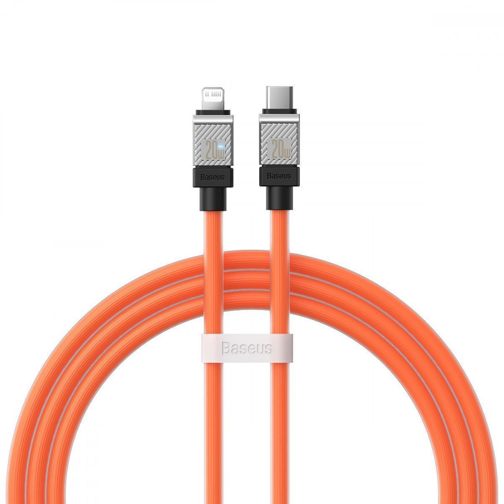 Кабель Baseus CoolPlay Series Fast Charging Type-C to Lightning 20W (1m) orange