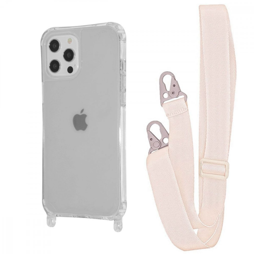 Чохол WAVE Clear Case with Strap iPhone 12 Pro Max midnight blue