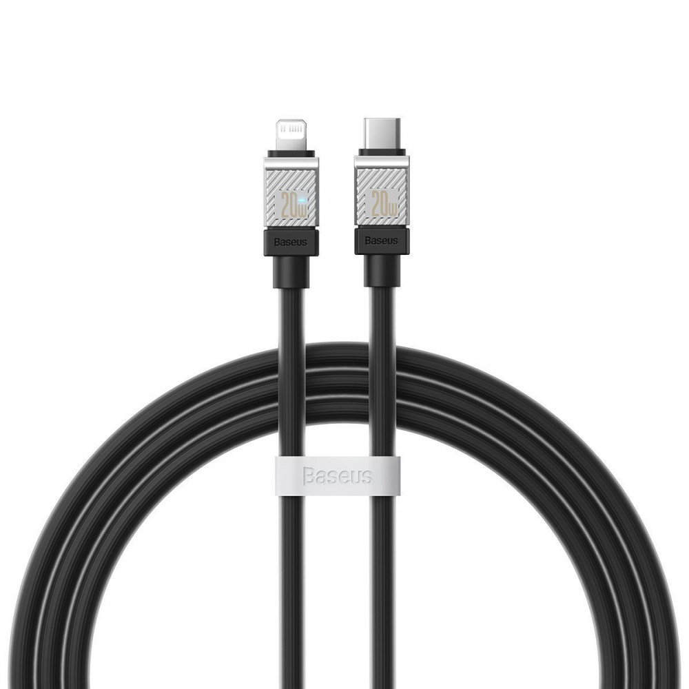 Кабель Baseus CoolPlay Series Fast Charging Type-C to Lightning 20W (1m) black