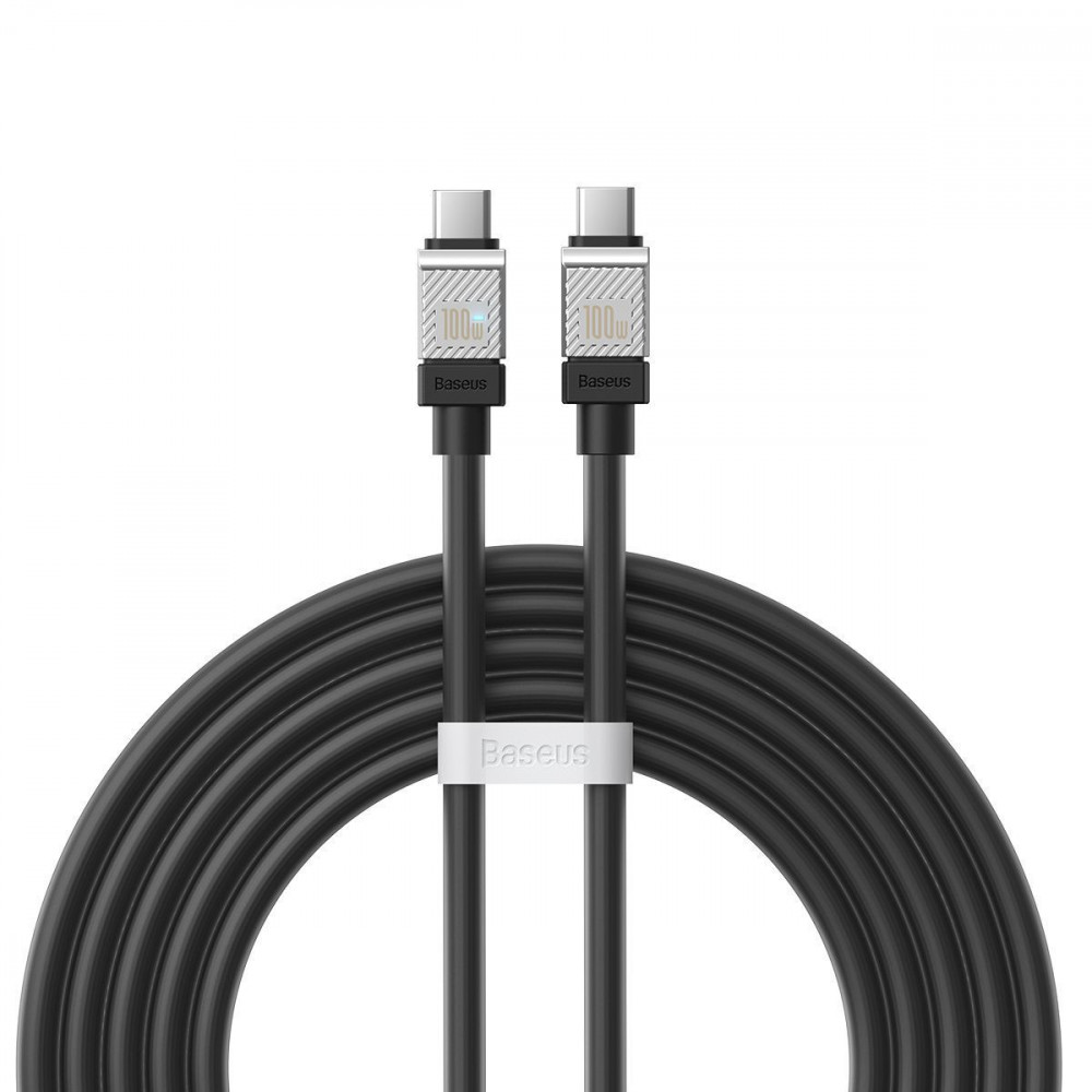 Кабель Baseus CoolPlay Series Fast Charging Type-C to Type-C 100W (2m) black