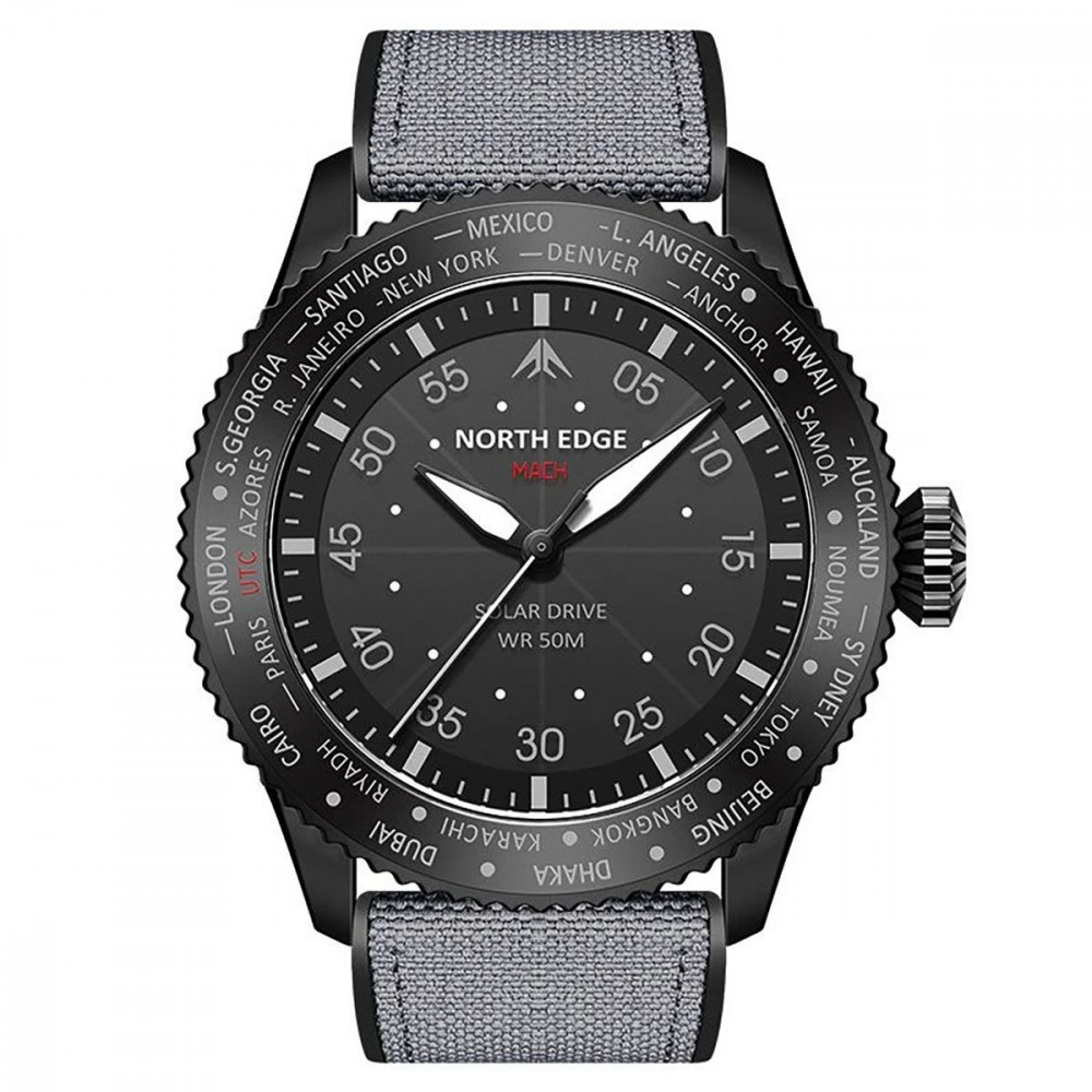 Механічний Годинник NORTH EDGE MACH black