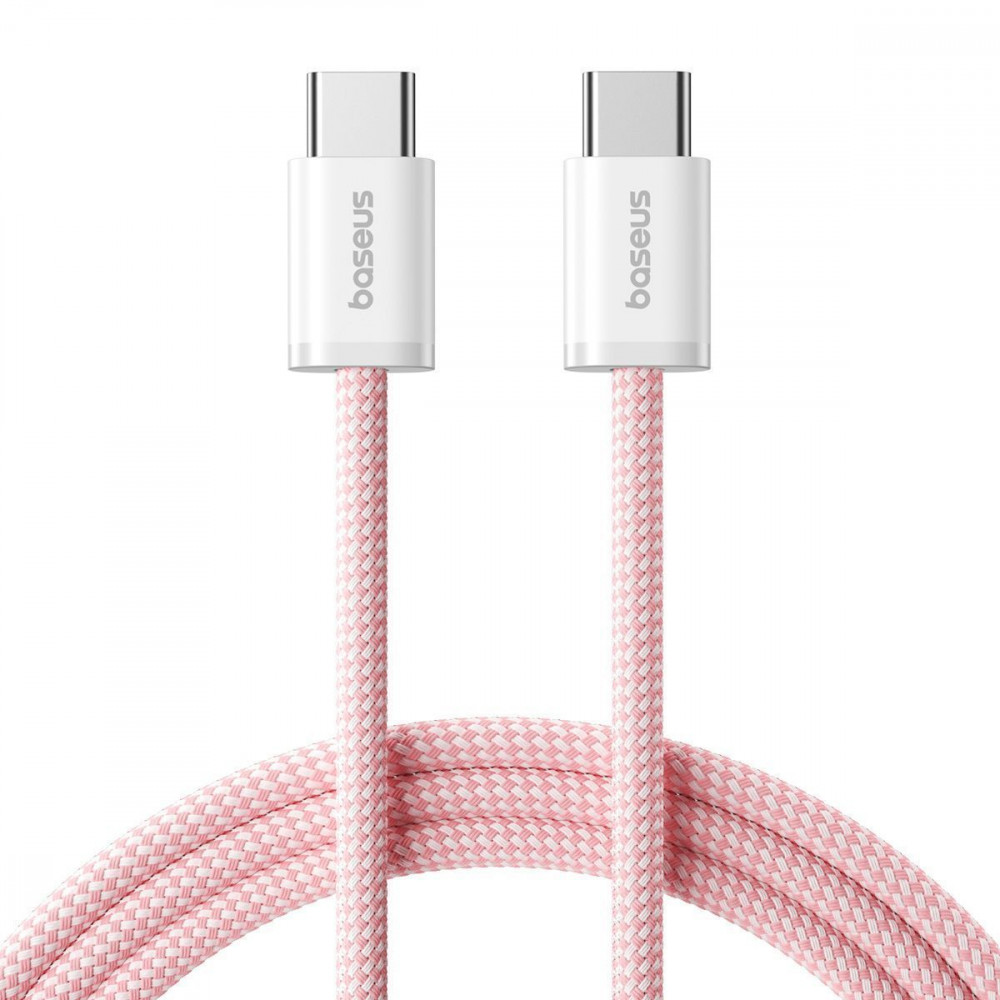 Кабель Baseus Dynamic 4 Fast Charging Type-C to Type-C 100W (1m) pink