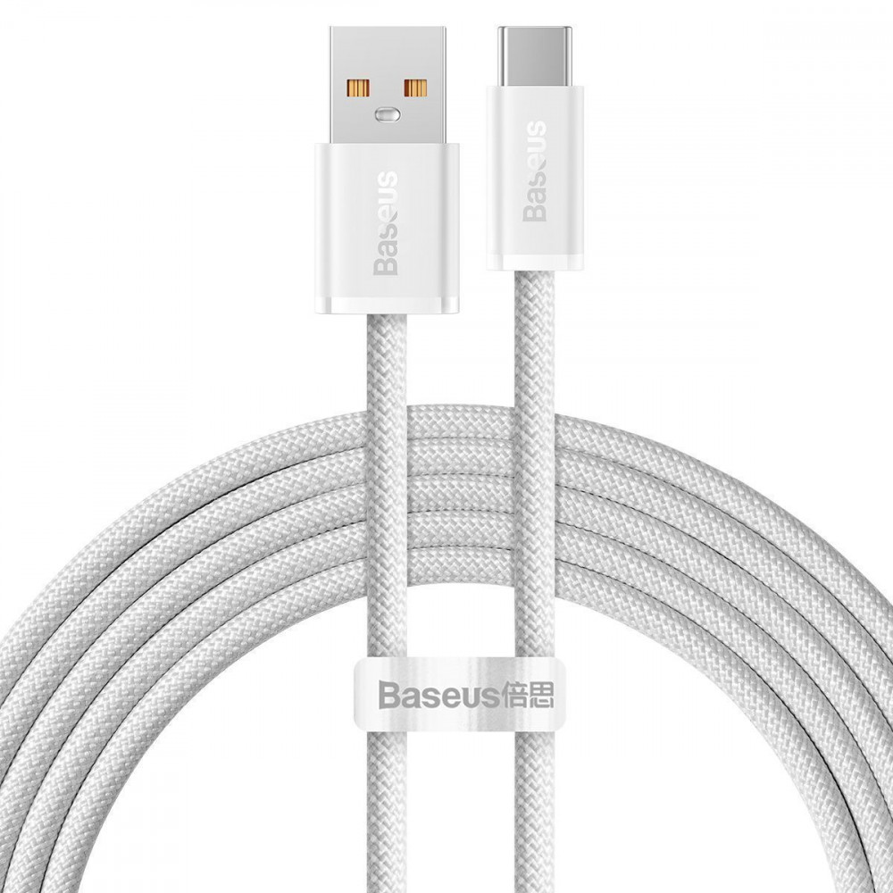 Кабель Baseus Dynamic Series Fast Charging Type-C 100W (2m) white
