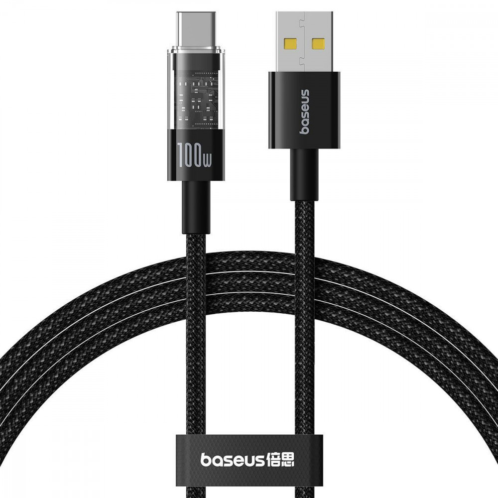 Кабель Baseus Gem Fast-Charging Data Cable Type-C 100W 2m black