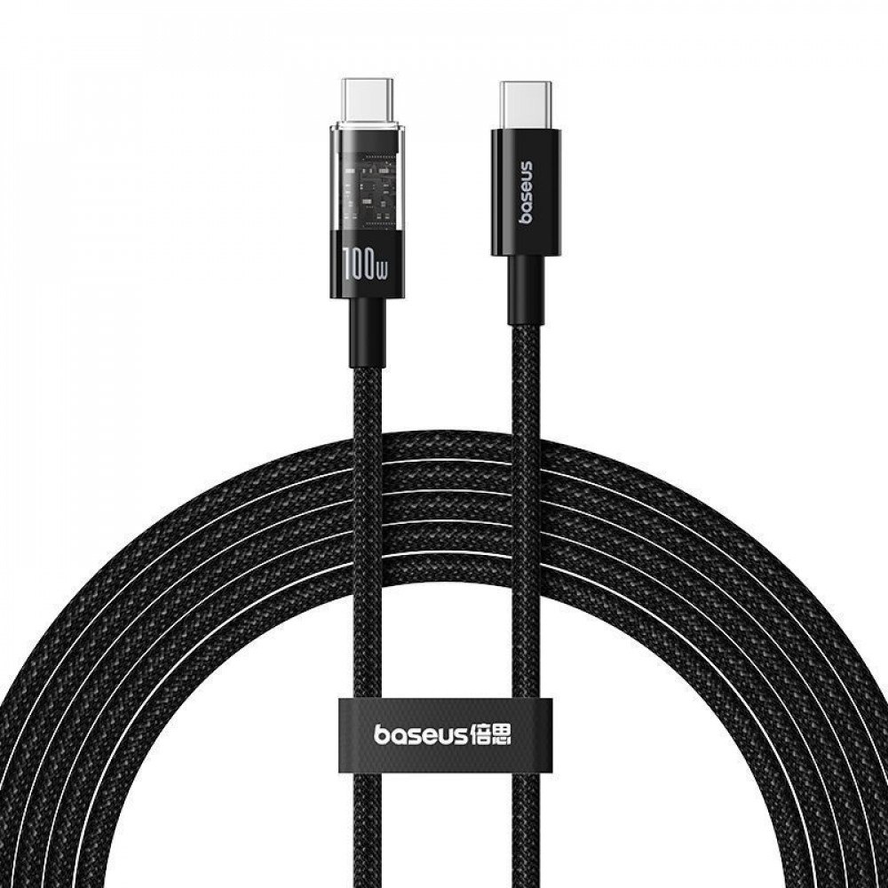 Кабель Baseus Gem Fast-Charging Type-C to Type-C 100W 2m black