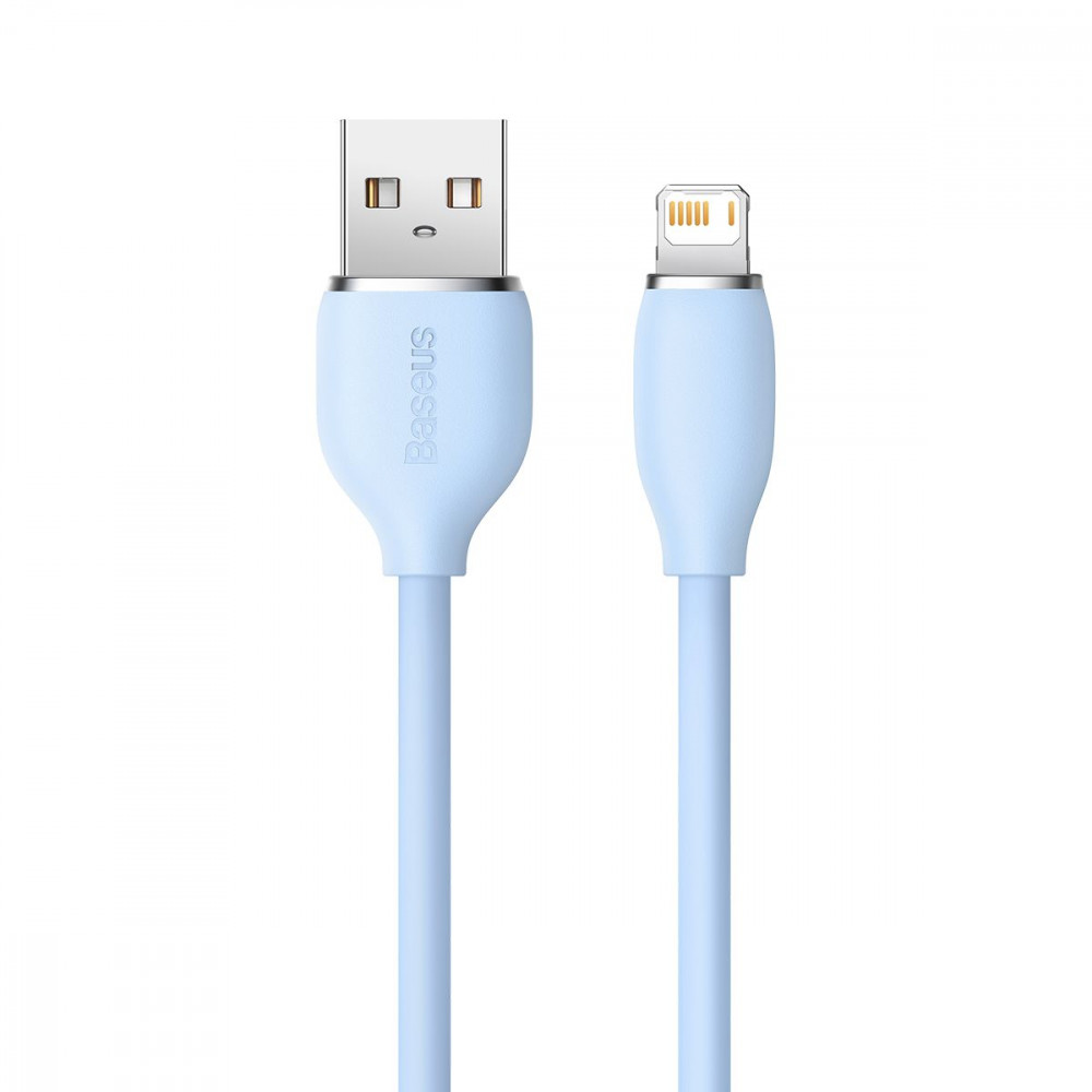 Кабель Baseus Jelly Liquid Silica Gel Fast Charging Lightning 2.4A (1.2m) blue