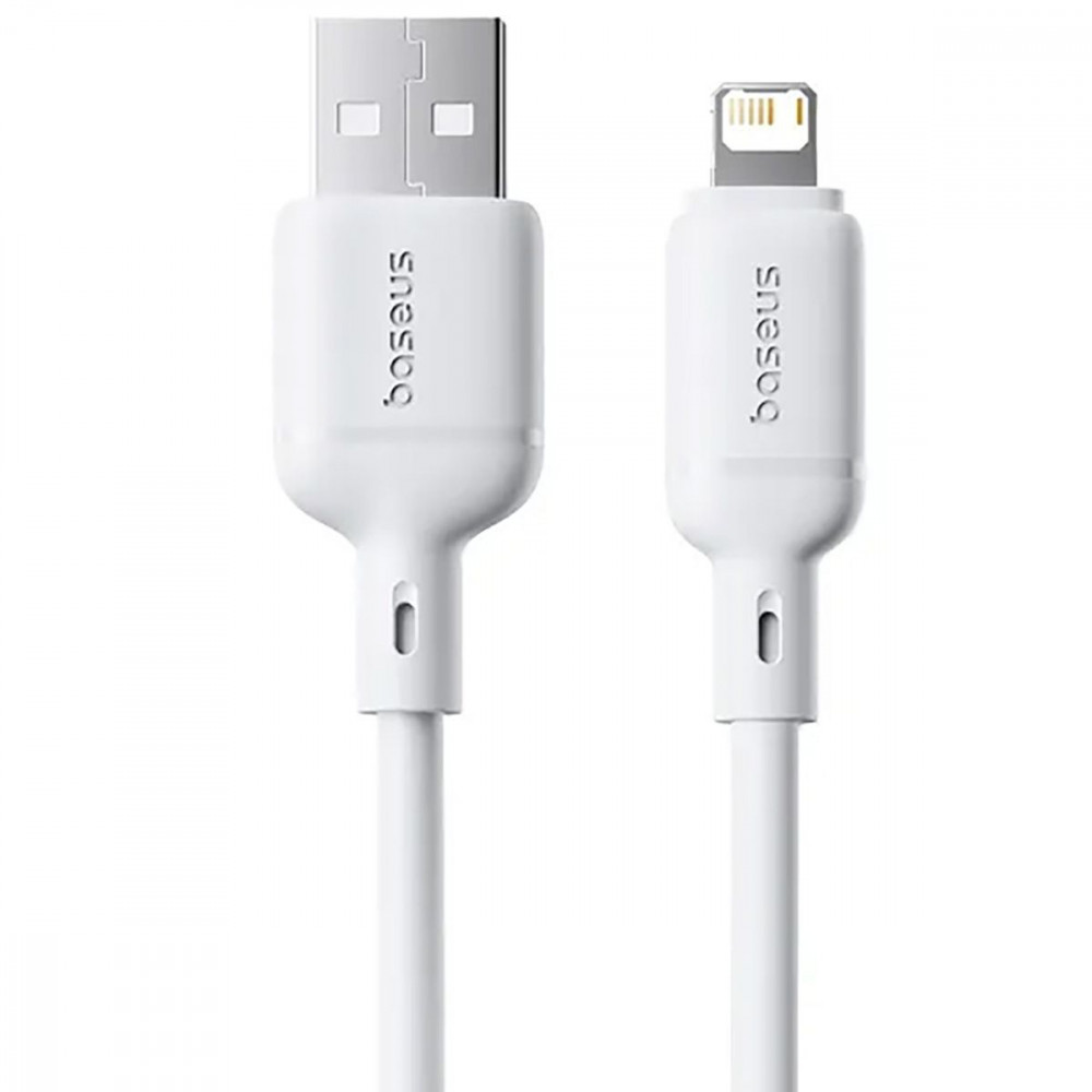 Кабель Baseus Silky Series Fast Charging Lightning 2.4A (1m) white