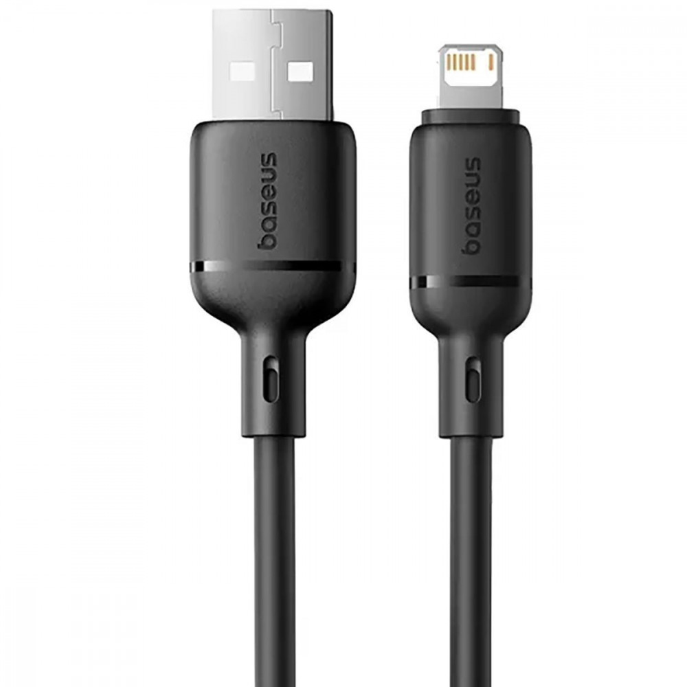 Кабель Baseus Silky Series Fast Charging Lightning 2.4A (1m) black