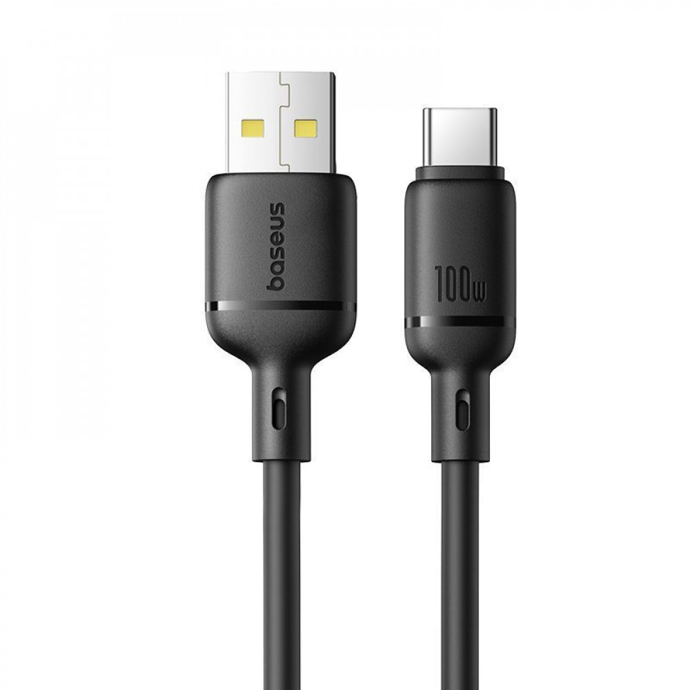 Кабель Baseus Silky Series Fast Charging Type-C 100W (1m) black