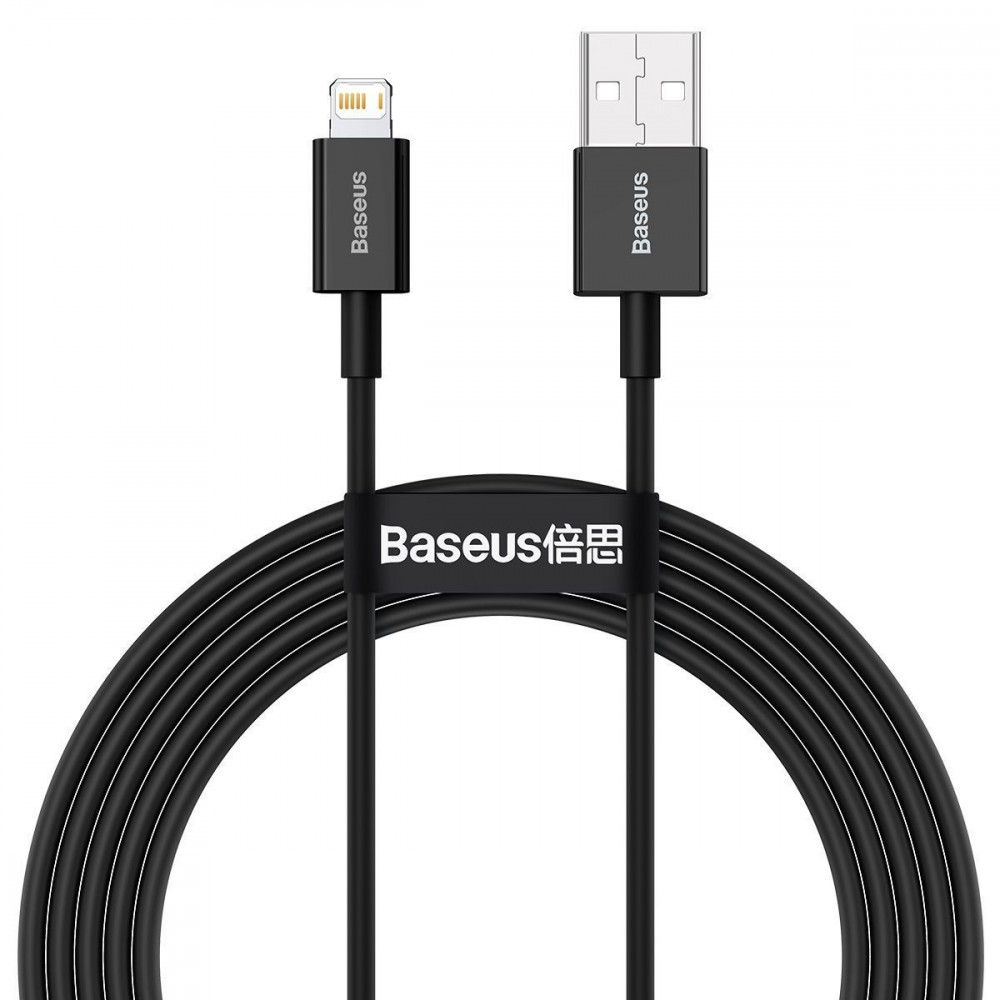Кабель Baseus Superior Series Fast Charging Lightning 2.4A (2m) black